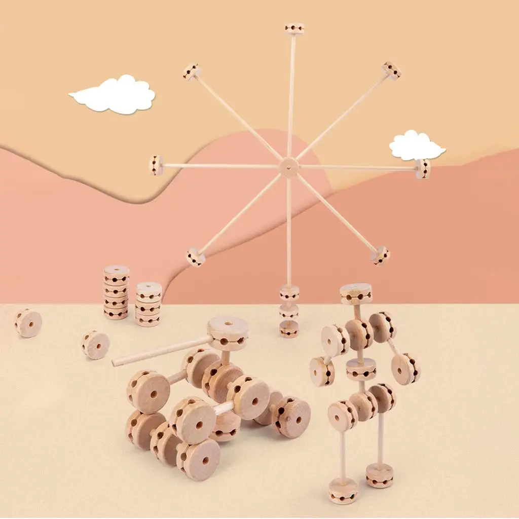 60 قطعة من ألعاب بناء القلاع المتشابكة لبناء القناع