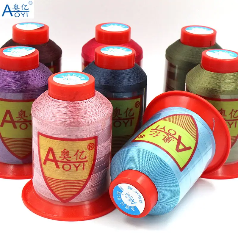 30# Sewing Thread Polyester Thread Set Strong 210D/3 Sewing Threads for Machine Fil Polyester Silk Embroidery Threads Good Pull