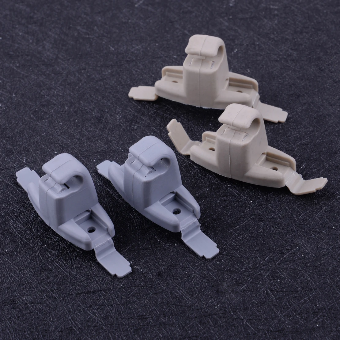 2PCS Plastic Car Sun Visor Clip Holder Bracket Accessories 51168243575 Fit for BMW E46 3 Series 325 M3