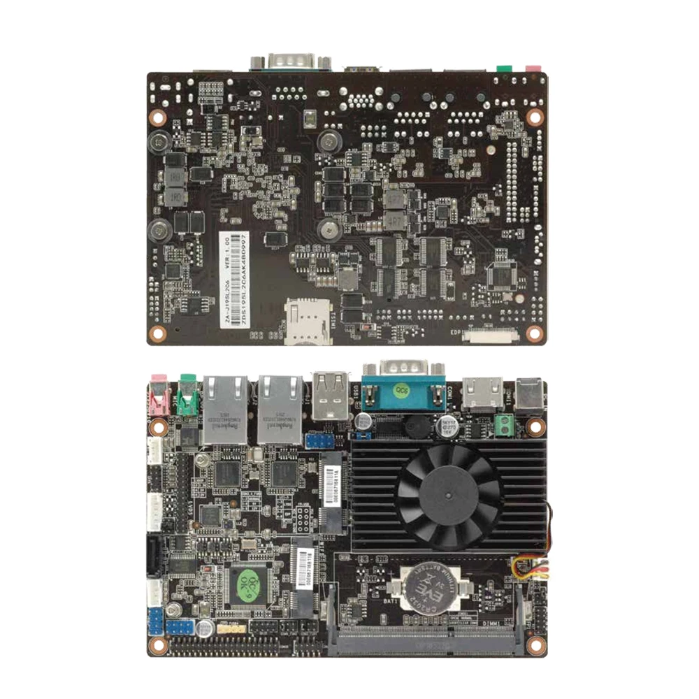 X86 Compact 3.5 Inch SBC Embedded Motherboard J1900 Fanless DDR Memory  Chipset New Industrial Motherboard for Car PC