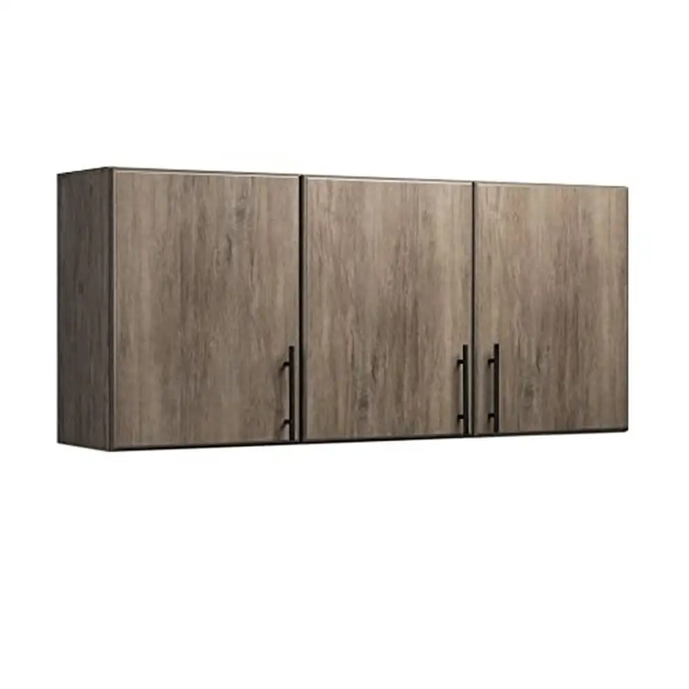 Adjustable Shelves Wall Cabinet Gray Storage 54