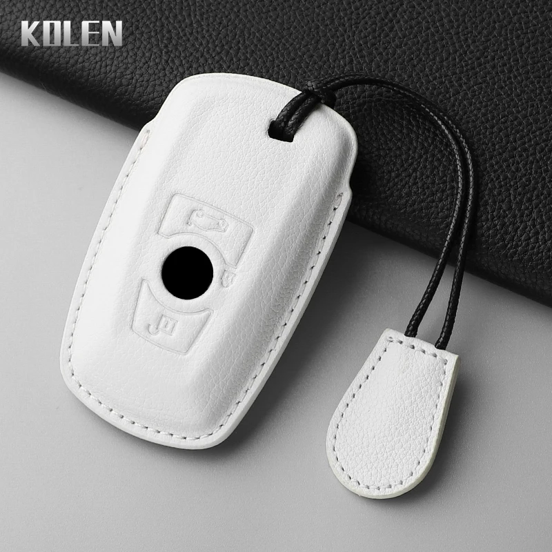 Echt leder Auto Remote Key Case Cover Shell für BMW F10 F20 F30 F15 F16 F07 F01 F02 F25 F31 1 3 5 7 Serie x1 x3 x4 x5 x6