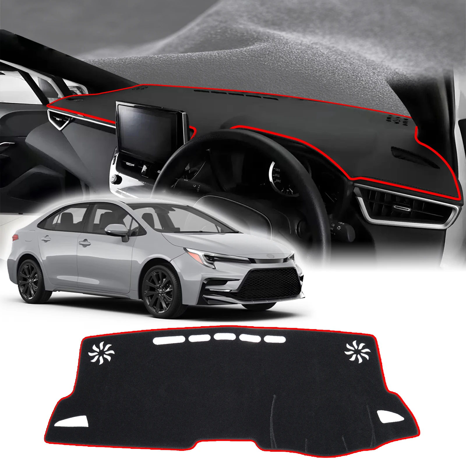 

fit for Toyota Corolla E210 12th 2019 2020-2024 Car Dashmat DashMat Sunshade Dashboard Cover Pad Protective Carpet Accessories