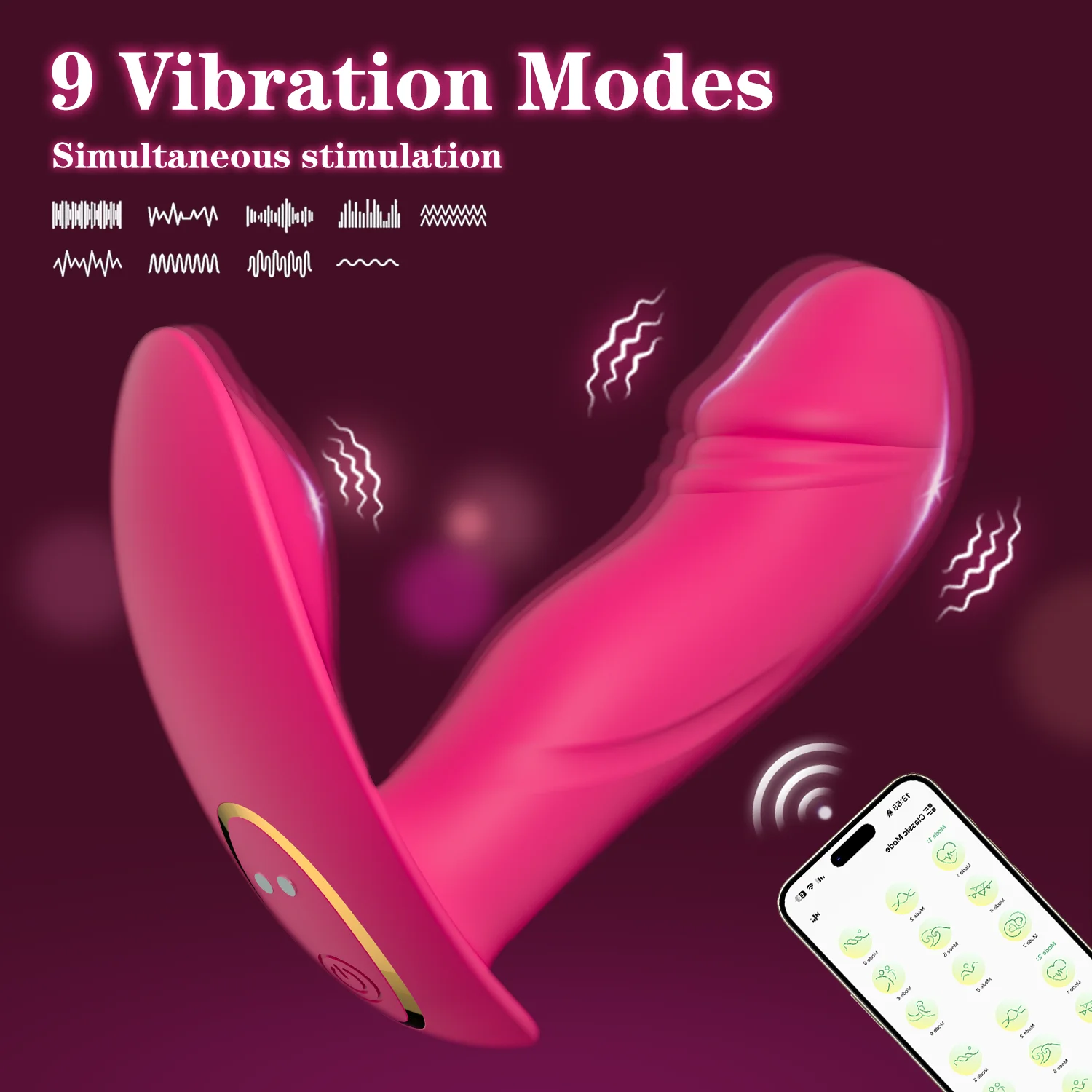 APP Control Wearable Dildo Vibrator for Women Clitoris Stimulator G-Spot Massager Female Anal Butt Plug Vibrating Adult Sex Toys