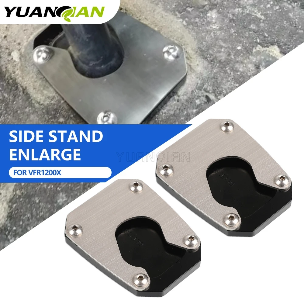 

Kickstand Foot Side Stand Extension Pad Support Plate Enlarge Stand For HONDA VFR1200X VFR 1200X VFR800X 1200 CROSSTOURER DCT