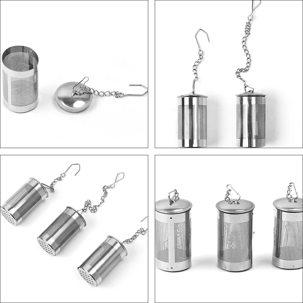 

3 Pcs Tea Strainer Stainless Steel Fine Mesh Infuser Kettle Filter Reusable Easy Clean Loose Leaf Herbs Spices