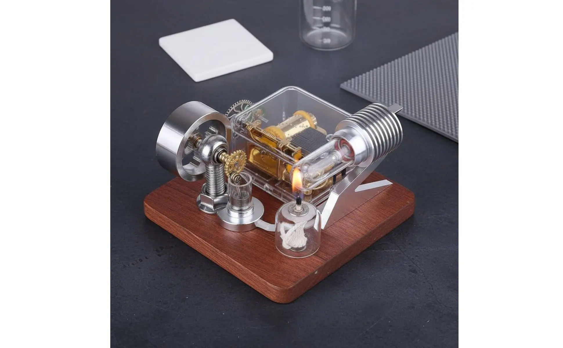Thermal Engine Tune Generator Educational Thermal Engine Model Heat Powered Tune Generator Hands-on Learning Science Experiment Thermal Engine Tune Generator Educational Thermal Engine Model Heat Powered Tune Generator Hands-on Learning Science Experiment