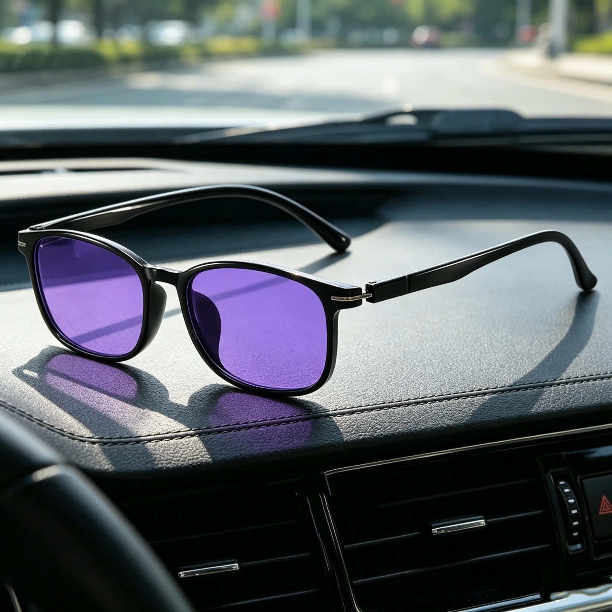 

Ultralight Square Frame Blue Light Blocking Glasses Unisex Comfortable Outdoor Driving UV Protection Sunglasses Eye Protection