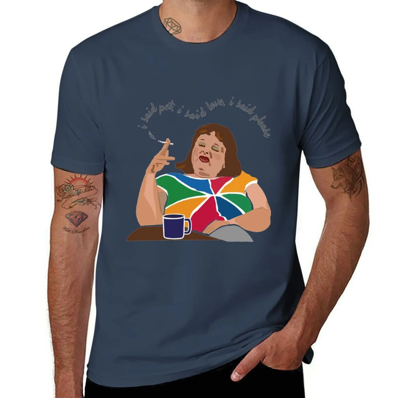 Lynne Postlethwaite, Magda Szubanski, Fast Forward, icono de la comedia australiana. Dije mascota, dije camiseta.