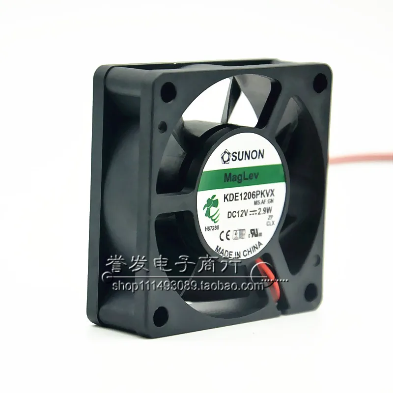 NOVO RADIADOR DE VENTILADOR DE REFRIGERAÇÃO ORIGINAL KDE1206PKVX DC12V 2.9W 6020 60x60x20mm