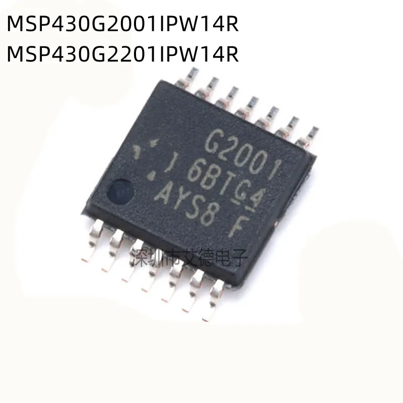 

10Pcs/Lot MSP430G2001IPW14R G2001 MSP430G2201IPW14R G2201 MSP430G2001 TSSOP14 New Chip