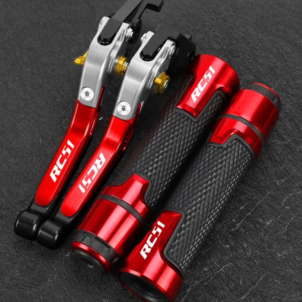 

Motorcycle Accessories FOR HONDA RC51 RVT1000 SP 2000-2006 Extendable Brake Clutch Levers Handlebar Grip Handles bar Hand Grips