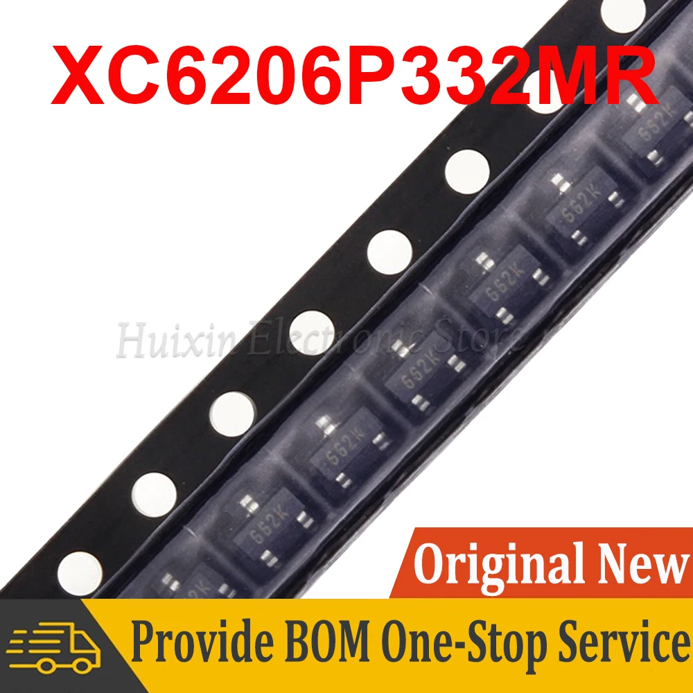 

50pcs XC6206P332MR SOT-23 SOT XC6206P332 SOT23 XC6206 SMD 662K 3.3V0.5A SMD In Stock NEW original IC