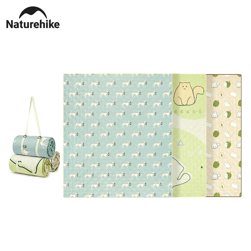 Naturehike Picnic Blanket Outdoor Camping Mat Big Size Waterproof Eco-friendly Thickend Cotton Blanket Machine Washbale Hiking