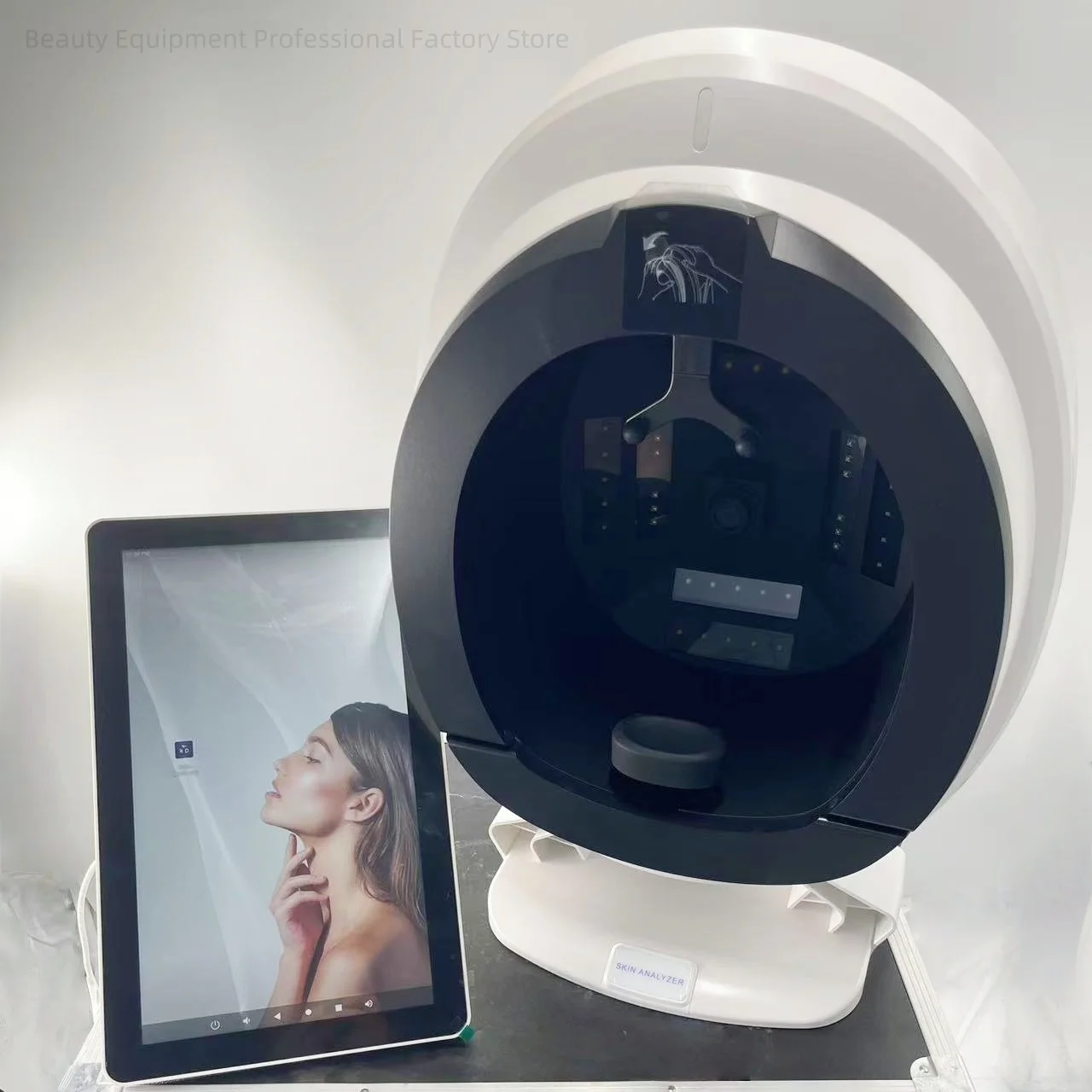 AISIA Q1 New 3D Facial Skin Analyzer 15.6 Inch Display 8 Spectrum Imaging Technology Skin Analysis Scanner Beauty Salon Machine