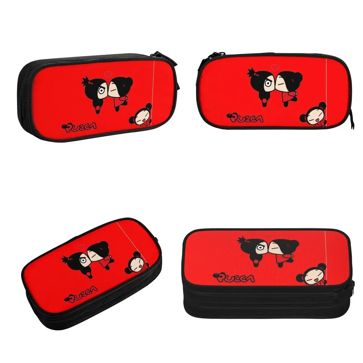 Pucca Pucca Pencil Cases Big Capacity Pen Bags Pen Box Pencil Pouch For Boys Girls Students Stationery School Office