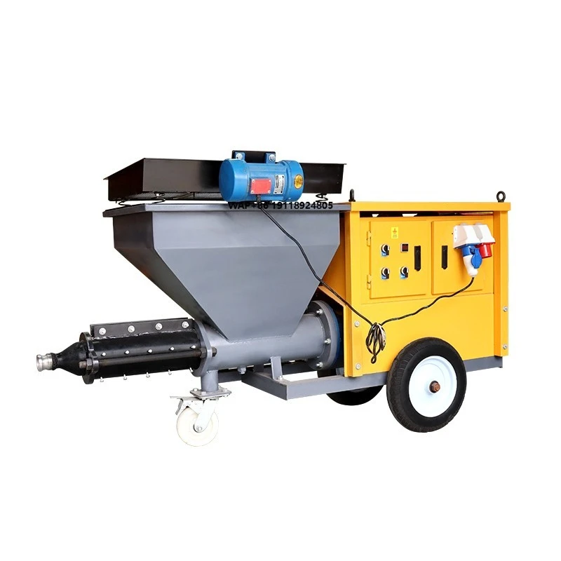 Cement Spray Plaster Machine Spray Wall Machine Construction Mortar Spraying Equipment