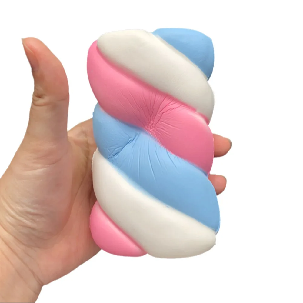 New Cotton Candy Bread Squeeze Toy Slow Rebound Soft Fidget Squeeze Toy Anti-stress Cartoon Mochi Squish Foam Toy Student