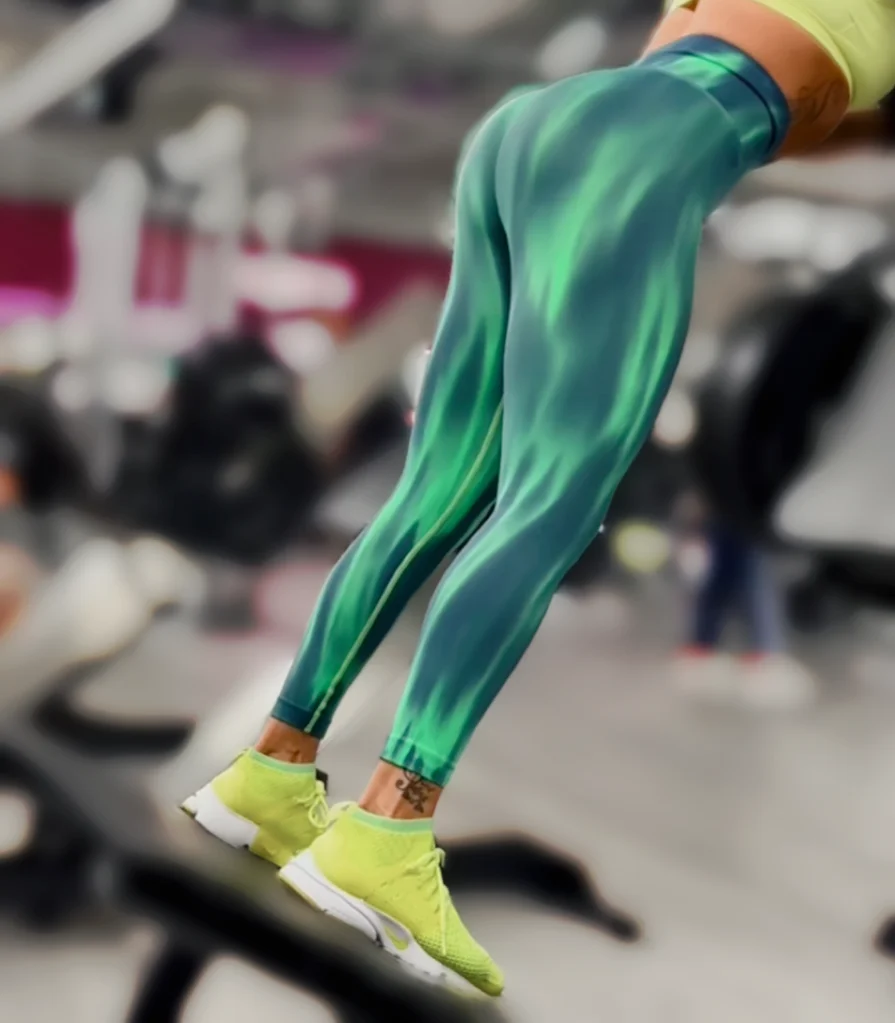 Neue Frauen Tie Dye Hohe Taille Legging Push-Up Scrunch Gym Sport Yoga Hosen Elastische Weiche Strumpfhosen Workout Booty Leggins Nylon – Detail 6