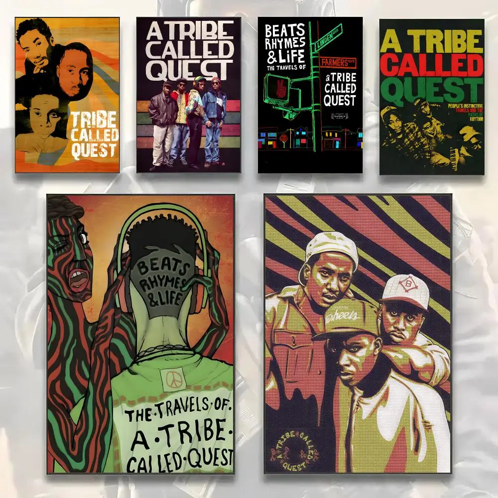 Band A T-Tribe Called Quest Poster Painting Prints Wall Art Picture Film Room Home Bar Cafe Decor Home Mural
