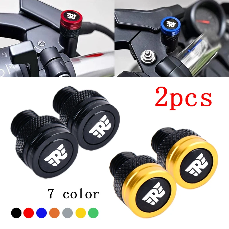 Motorcycle Rearview Hole Cap Plug For Royal Enfield Bullet/Meteor/Classic 350 500 Interceptor 650 Continental GT 535 Himalayan