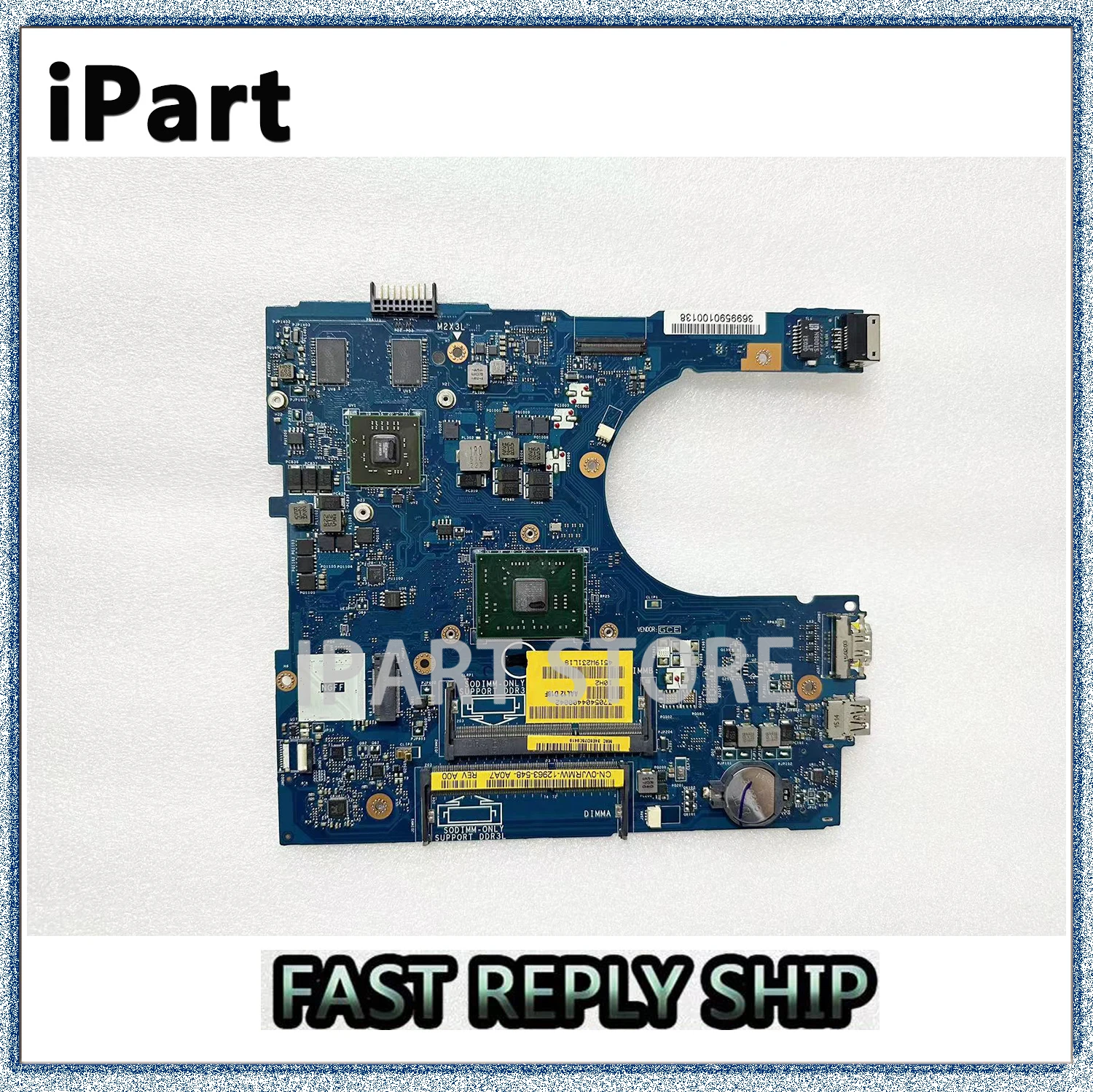 

AAL12 LA-C142P For Dell Inspiron 5555 5455 Laptop Motherboard With A4-7210 CPU CN-0VJRMW 0VJRMW VJRMW DDR3 100% Tested