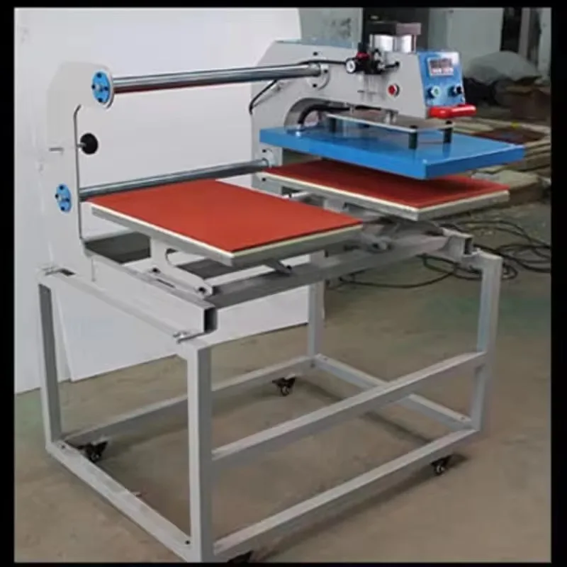 جديد الهوائية الحرارية النفط التدفئة نقل الحرارة الصحافة آلة 40*60 ارتفاع ضغط شبه التلقائي تي شيرت الطباعة حجر الراين