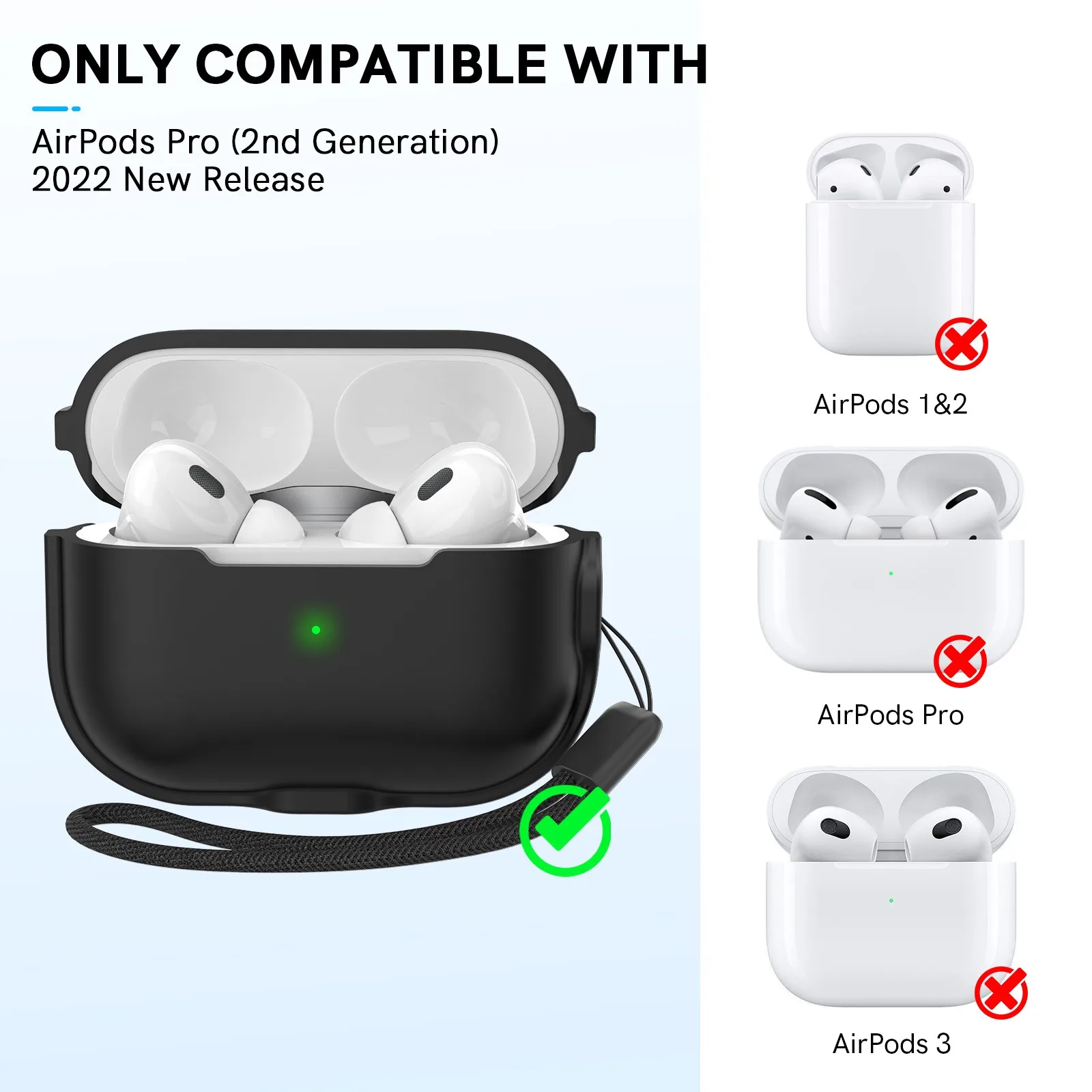 For Airpods Pro 2nd Magnetic Charging Silica Gel Earphone Case Protective Covers Pro 2nd Generation Headphones Case Creativity