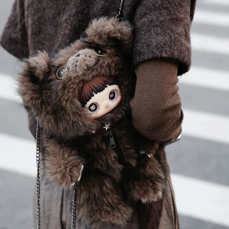 【En stock】100% Original SURE FUN Maymei Rebel Doll Serie 400% Muñeca de peluche en caja sorpresa Figura de muñeca con mochila Regalo de Año Nuevo Juguete navideño