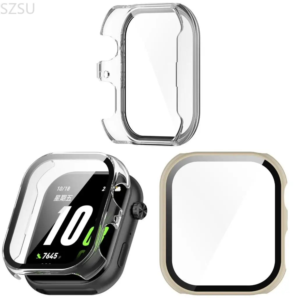 

SZSU Smartwatch Cover Shell Screen Protector Tempered Glass Film for 2i