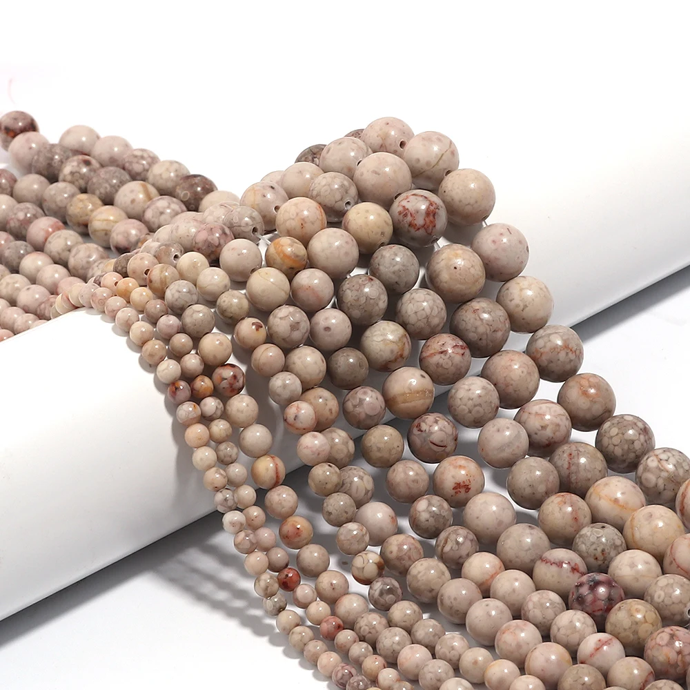 1 strand Natural Maifan Stone Beads 4 6 8 10 12mm Round Loose Beads For Crafts Jewelry Making DIY Necklace Bracelets Accessories