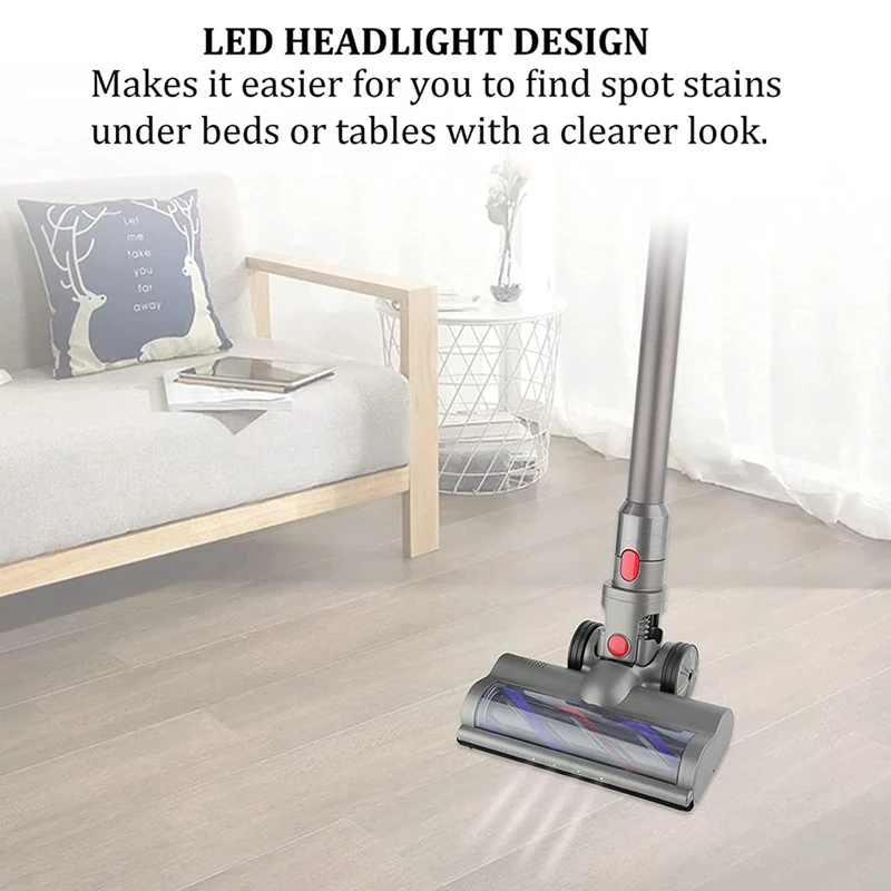 رأس فرشاة مكنسة كهربائية ، أداة تنظيف الأرضيات ، توربين كهربائي ، ملحقات Dyson V7 ، V8 ، V10 ، V11 ، V15