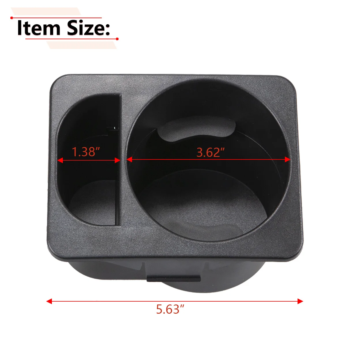 Front Center Console Insert Cup Holder for For 1995-2000 Chevrolet C1500 C2500 C3500 K1500 K2500 K3500 Tahoe