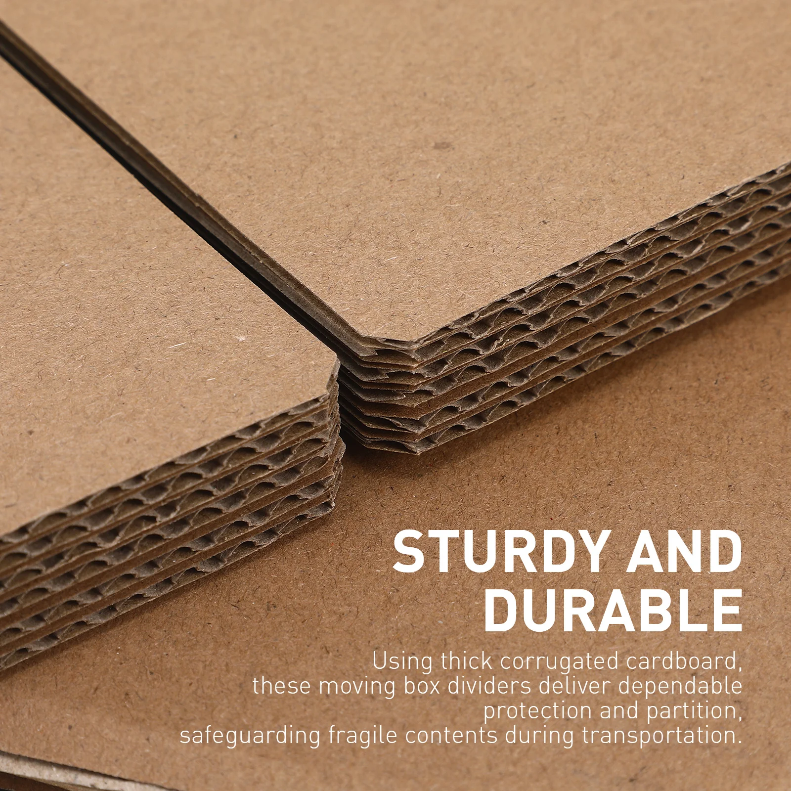 1Set Corrugated Dividers Shipping Box Partition Shock Absorption for Glass Packing Moving Supplies Packing Box Dividers