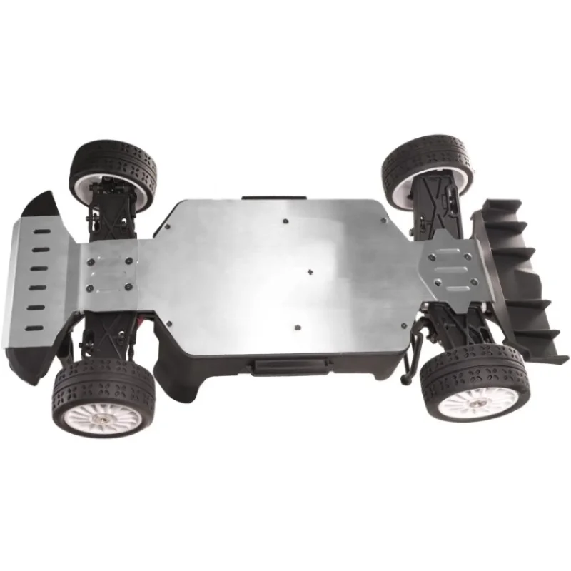 Meijiaxin 1/7 7303 Placas protectoras delanteras y traseras Protección inferior Armadura de metal Armadura de chasis