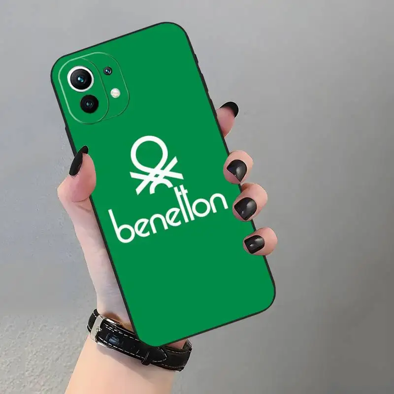 Clothing Brand Benetton Phone Case Funda For Xiaomi Redmi Note 11 11T EPro 10 9 8 6 Pro 10T 9S 8T 7A Silicone Coque