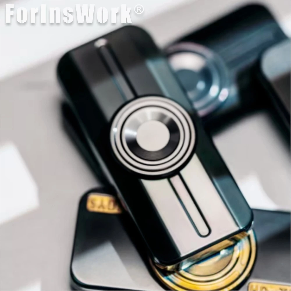 HD TOYS Ultra-Thin 2-Blade Fidget Spinner - Cicada Design Finger Toy For Stress Relief Office Desk Gadgets