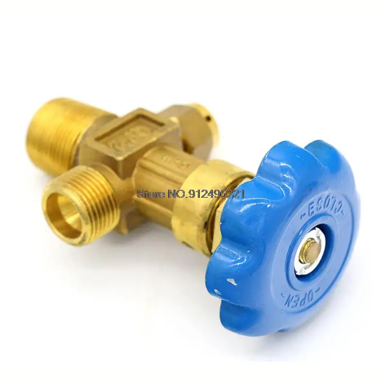 DN4 15MPa Oxygen Cylinder Valve QF-2 Oxygen Valve Copper Oxygen Cylinder Nozzle Steel Cylinder Head Accessories