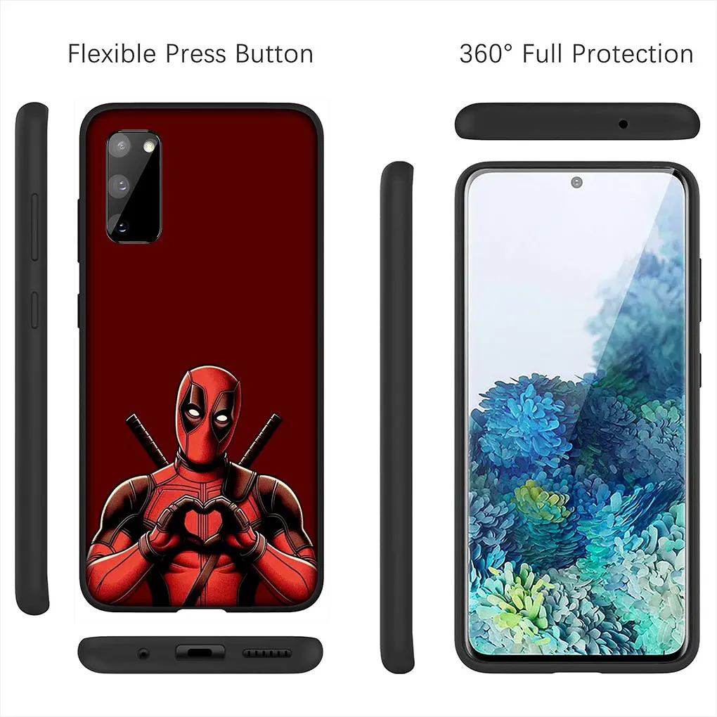 Poster Wolverine Marvel Deadpool Phone Case for Samsung Galaxy S24 S23 Fe Ultra A55 A35 A24 A15 A05 M55 M15 Plus A02 A03 A70 S7