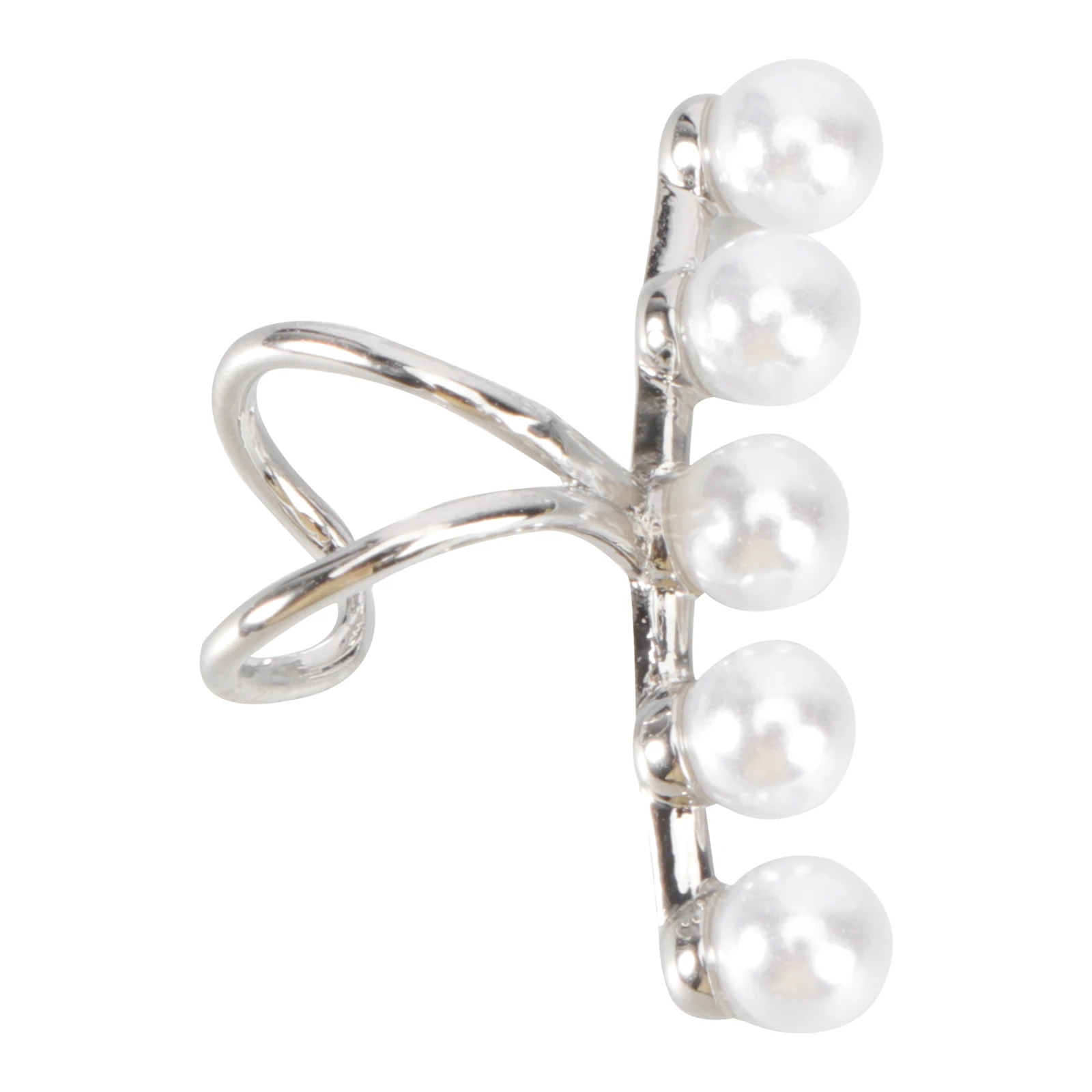 

Pearl Clip Earrings Lightweight Stylish Accessories Women Elegant Artificial Pearl Studs Pendant Creative Female