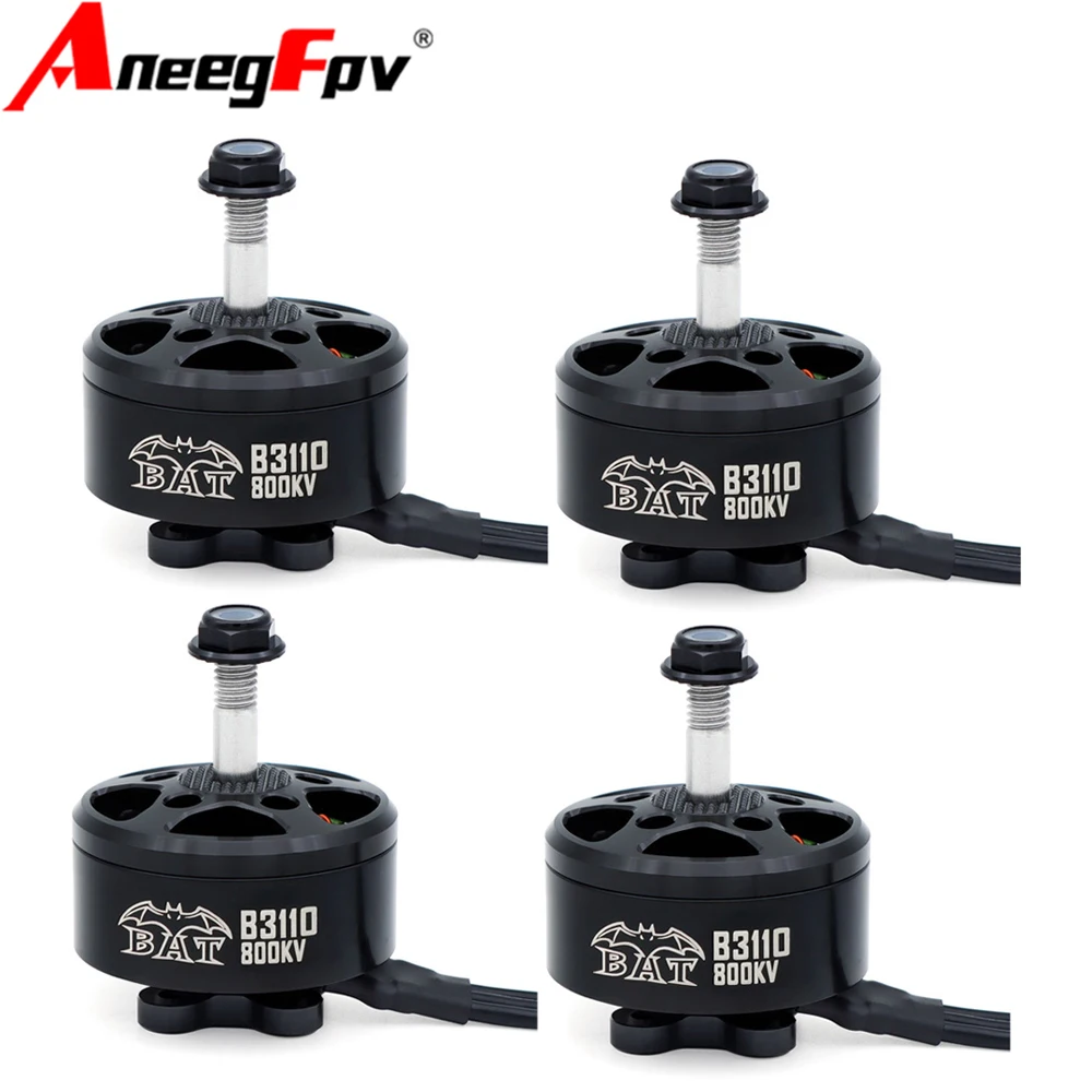 4 قطعة تجاوز هواية الخفافيش 6-8S B3110 1580KV 1280KV 800KV فرش السيارات ل FPV RC متعدد الدوار X-Class FPV Cinelifter X8Pro