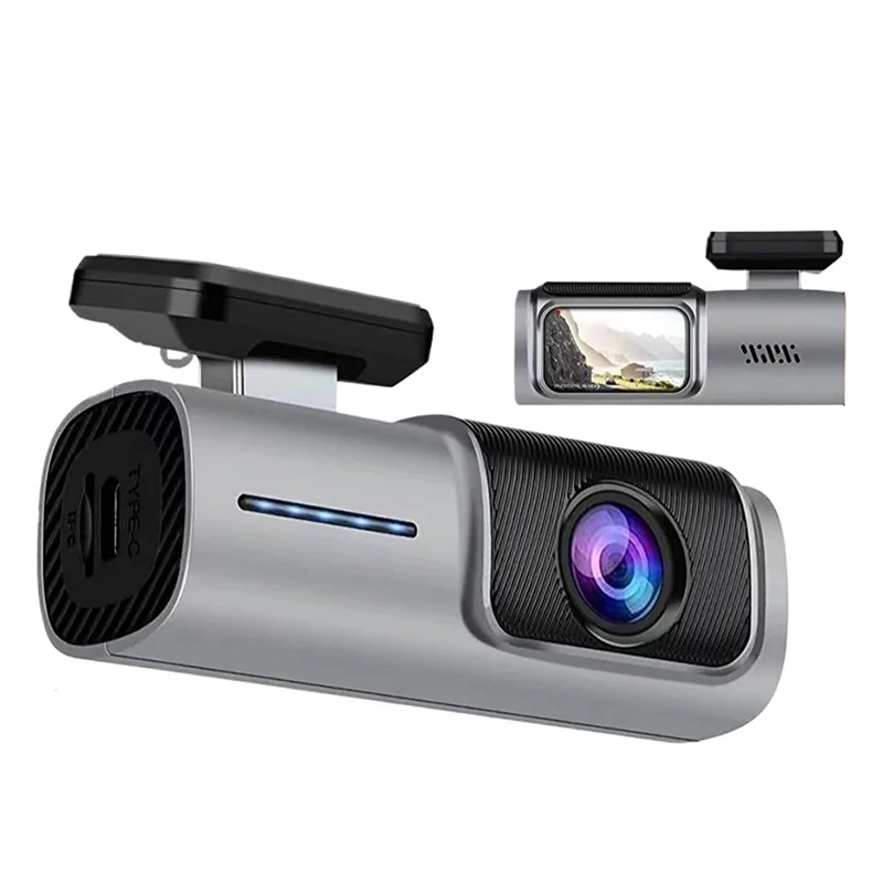 

2,5K HD Автомобильный видеорегистратор Автомобильный видеорегистратор Wi-Fi Smart Connected Автомобильная камера Видеорегистратор Зеркальный привод Черный ящик Hiddencamer (32G)