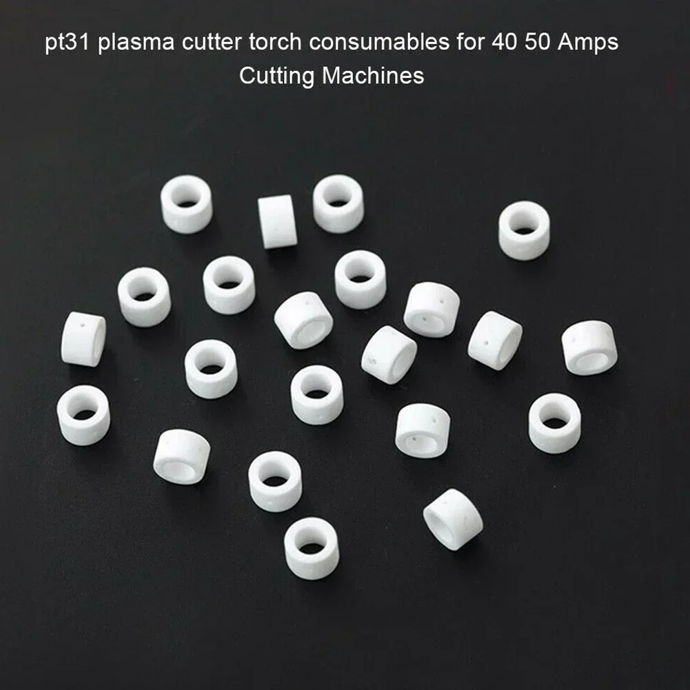 60Pcs Air Plasma Cutter Nozzle Tips Consumables For LG-40 PT-31 Torch CUT40 Electrode Tip Torch Kit