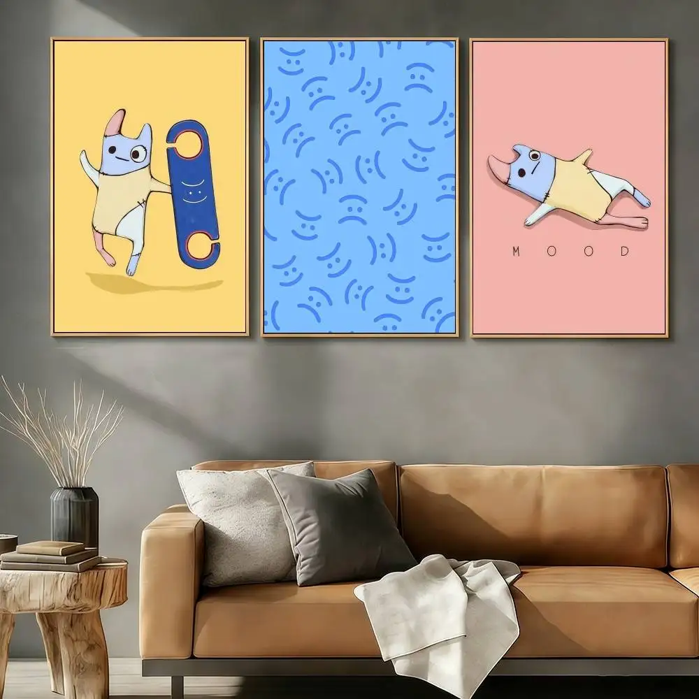 B-BadS B-BuddyS Poster Stickers Art Print Retro Vintage Wall Decor HD Living Room Home Office Gift Occasion