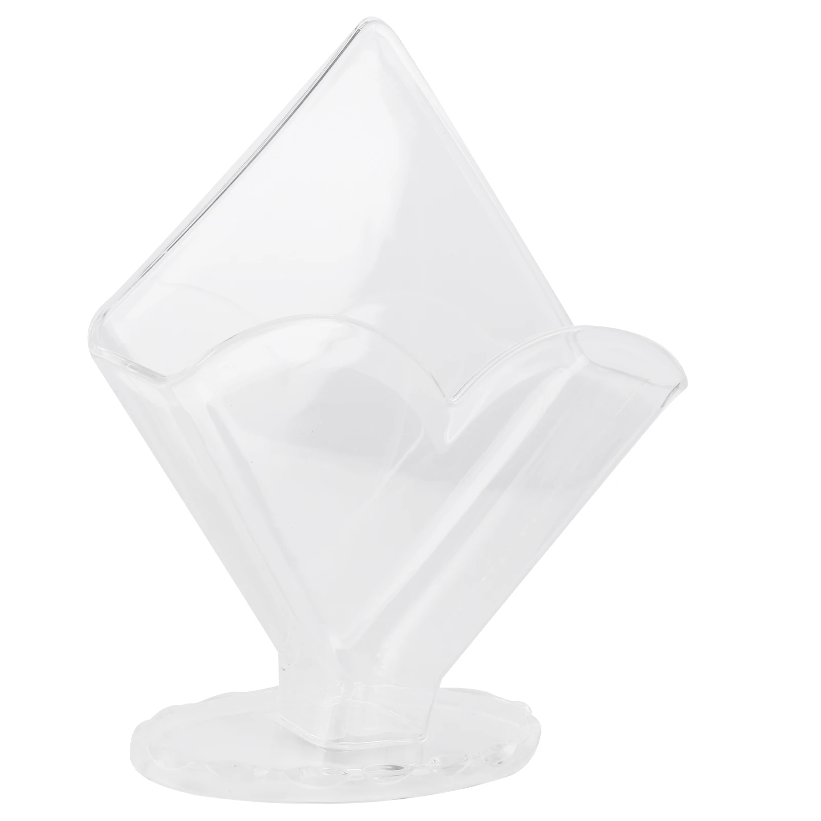 

Acrylic Upright Tissue Box Creative Fashionable Table Tissue Napkin Storage Holder for Home Hotel Restaurant (18x16.5x12cm)
