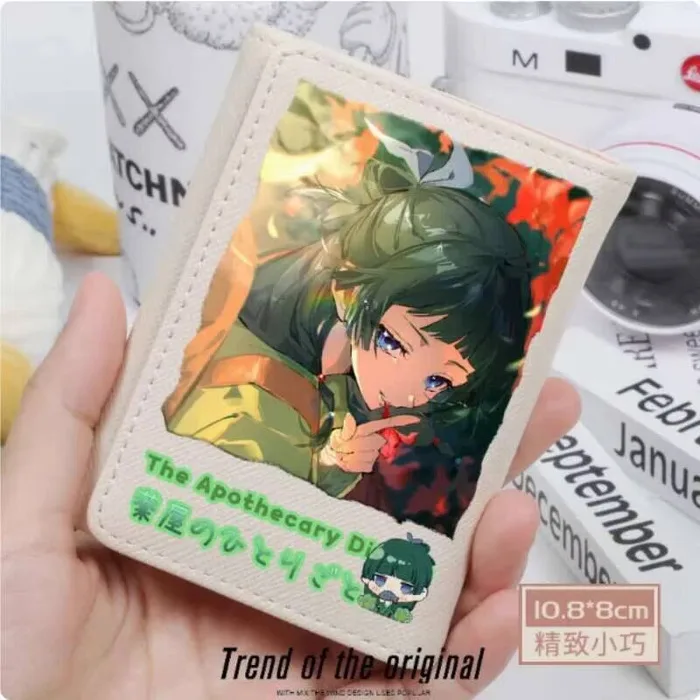 

Anime The Apothecary Diaries Fashion Wallet PU Purse Card Coin Hasp Money Bag Cosplay Gift B1959 Anime