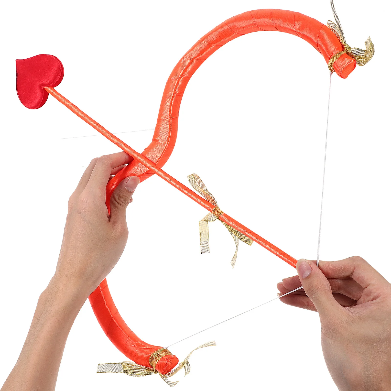 Valentine Cupid Costume Accessory Bow Arrow Set for Wedding Party Stage Performance Cosplay Photography Prop