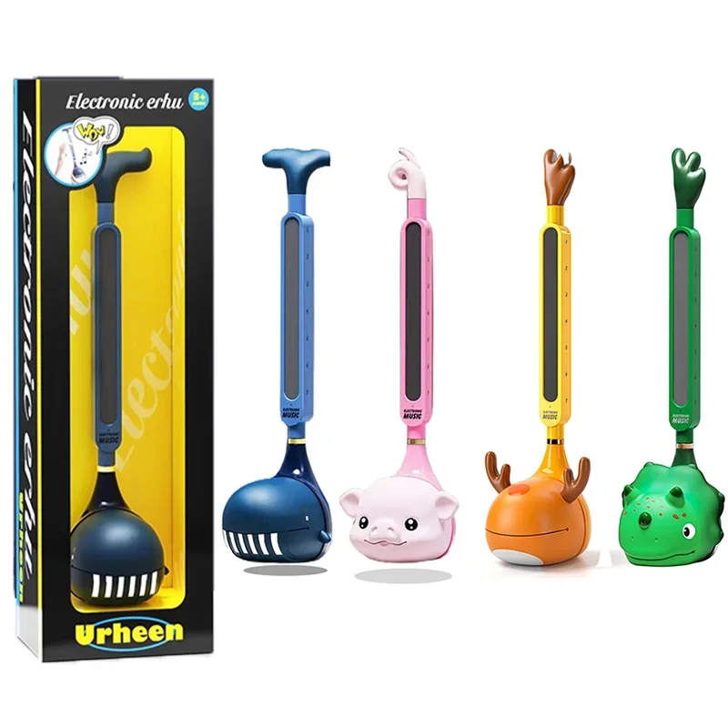 

Kids USB Rechargeable Guitar Toy with Cute Animal Shape, Educational Creative Gift