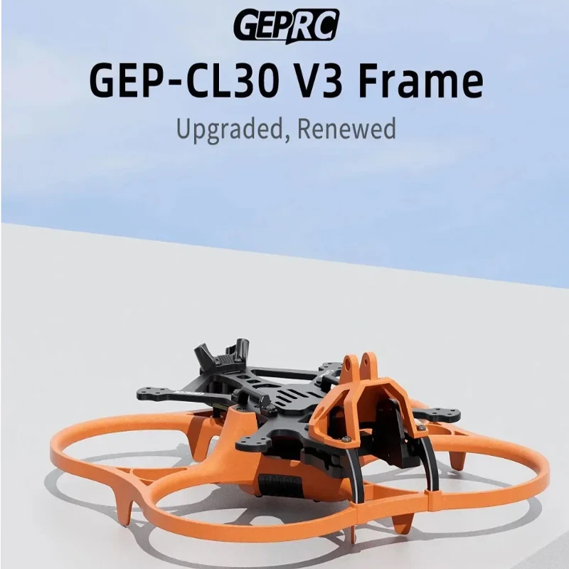 GEPRC GEP-CL30 V3 O4 PRO 3 pollici Drone In Fibra di Carbonio Nero Arancione RC FPV Quadcopter Elicottero Accessori di Ricambio Parti