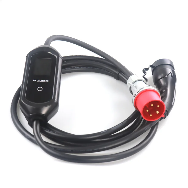 Type 2 11kw 3 Phase 380V 16A P - Type 2 Portable Ev Charger 11Kw Cee recension och pris